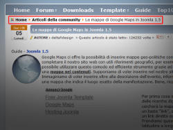 Pathway di un articolo su Joomla.it