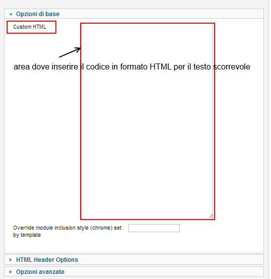 testo scorrevole html testo scorrevole html