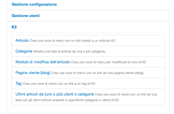Come creare un link Joomla ad un tag di K2 Come creare un link Joomla ad un tag di K2