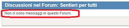 Forum migrato senza messaggi Forum migrato senza messaggi