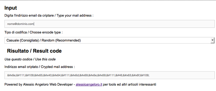 Come criptare e codificare l'indirizzo email per proteggersi dallo spam Come criptare e codificare l'indirizzo email per proteggersi dallo spam