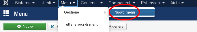 Menu nascosto
