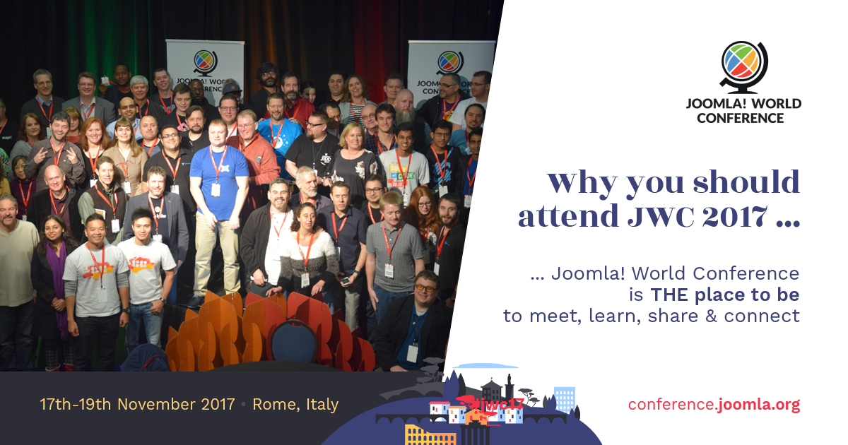Joomla! World Conference 2017 Roma