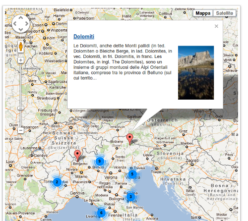 Mappa realizzata da ContentMap Mappa realizzata da ContentMap