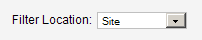 Filtro lato site