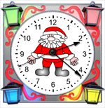 orologio natalizio