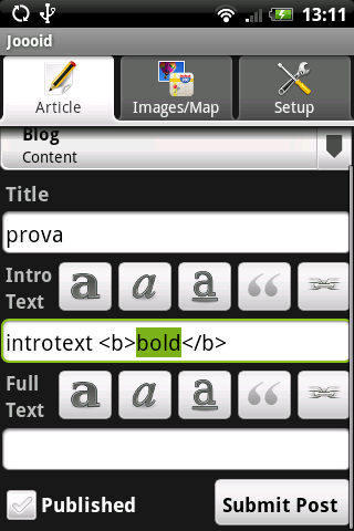 Joooid New Post