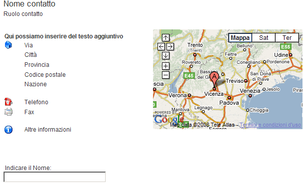 Google Maps nei contatti di Joomla Google Maps nei contatti di Joomla