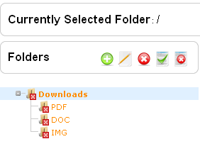 la configurazione di RokDownloads