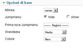 parametri mappa parametri mappa