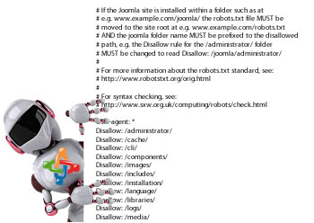 Il file robots.txt di joomla