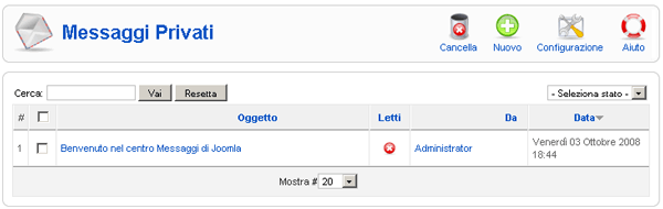 Messaggi privati Messaggi privati