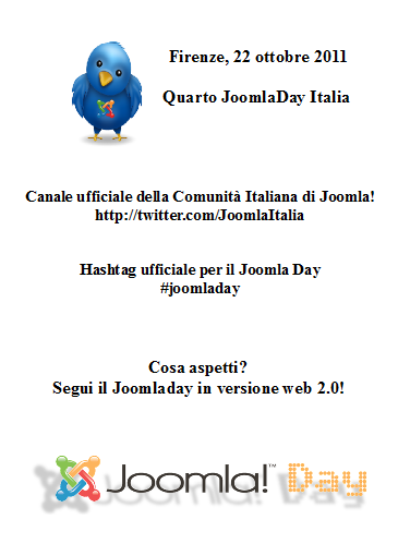 Joomladay su Twitter Joomladay su Twitter
