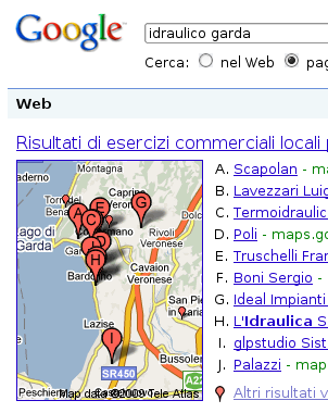 Local search box