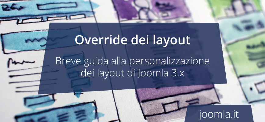 Creare override dei layout in Joomla 3.x