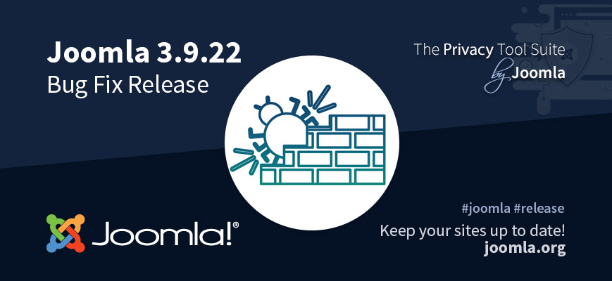Disponibile aggiornamento Joomla 3.9.22