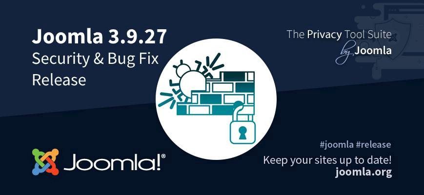 Disponibile aggiornamento sicurezza Joomla 3.9.27