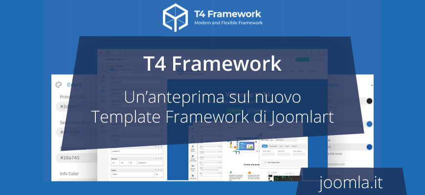 Anteprima T4 Framework per Joomla