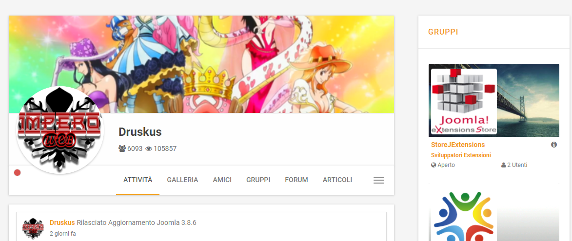 Datazione Joomla template gratis