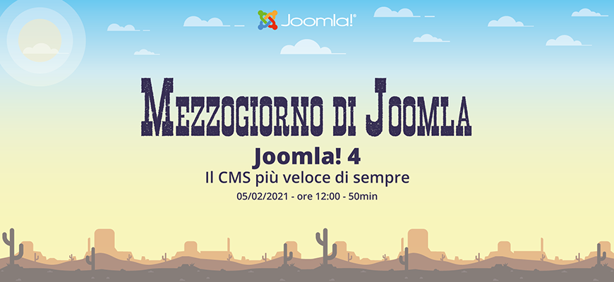 Mezzogiorno di Joomla! - Webinar alla scoperta di Joomla 4