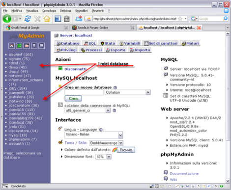 un sito joomla in locale scarica