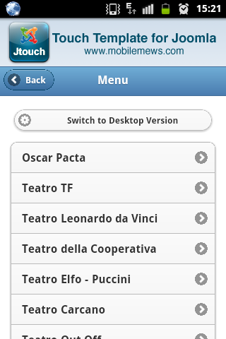 Home page del sito www.invitoateatro.info - Versione Mobile Home page del sito www.invitoateatro.info - Versione Mobile