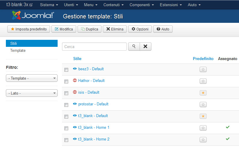 Documentazione T3 Framework - Joomla.it supporto Italiano