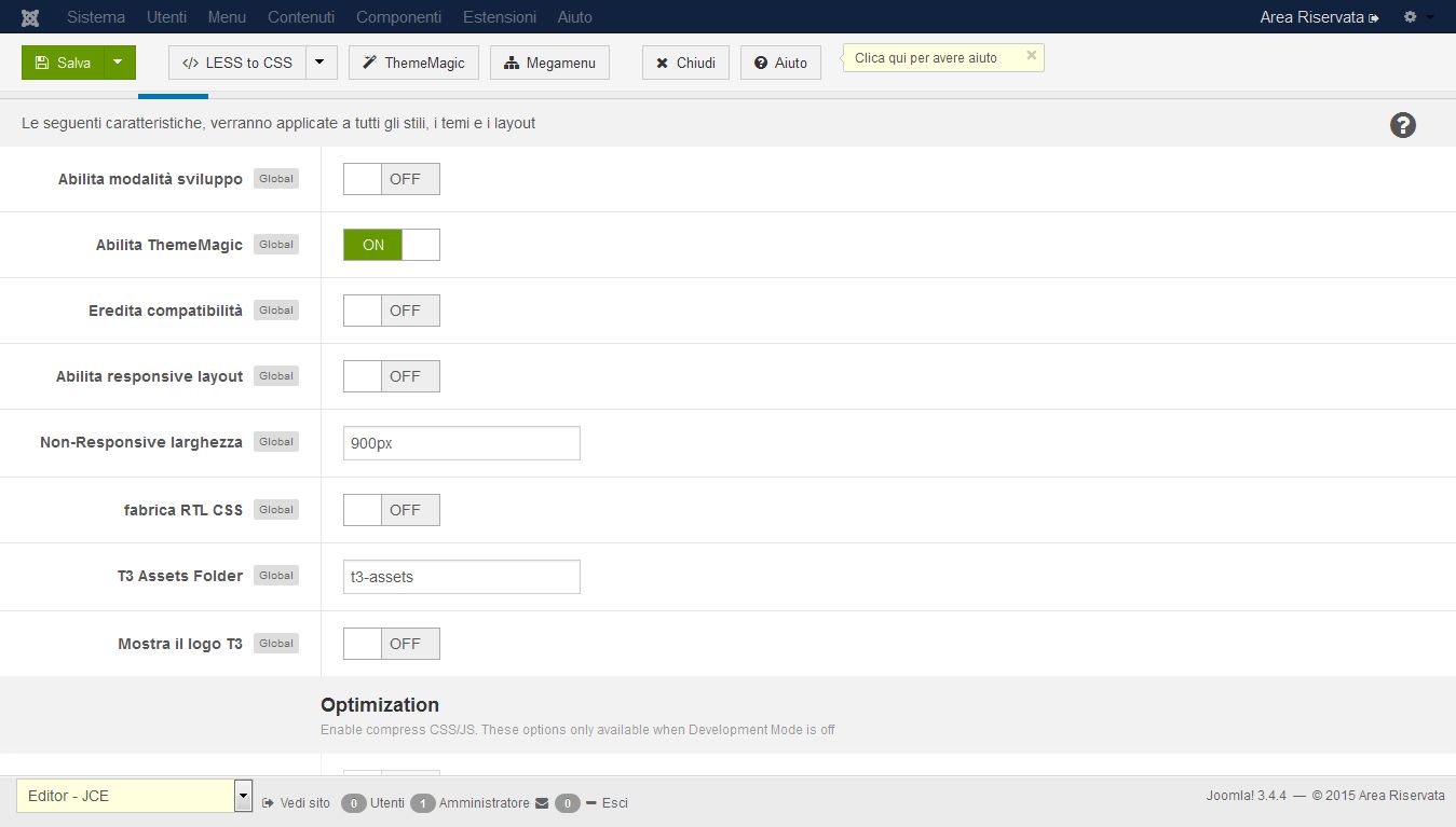 Lievi personalizzazioni dei template con T3 framework - Joomla.it ...
