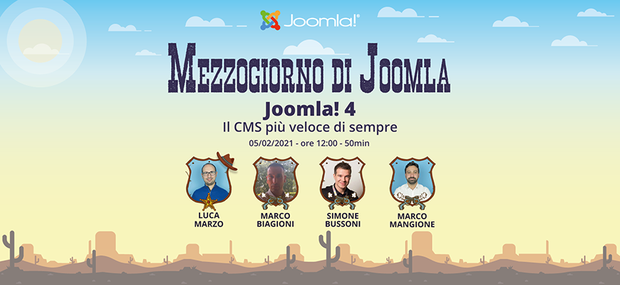 Webinar Joomla 4 Performance - 5 febbraio 2021