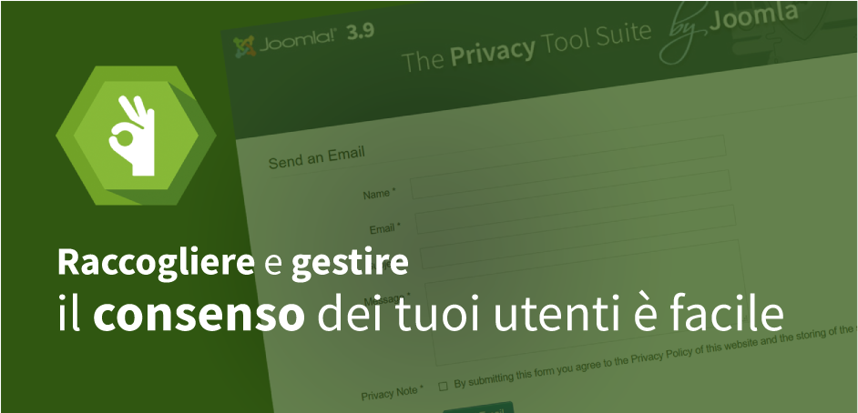 Gestione dei consensi - Joomla Privacy Tool Suite