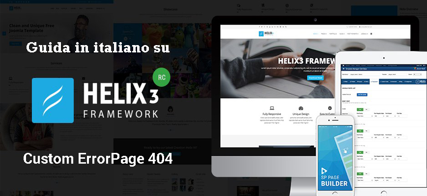 Come creare una custom ErrorPage 404 in Helix3