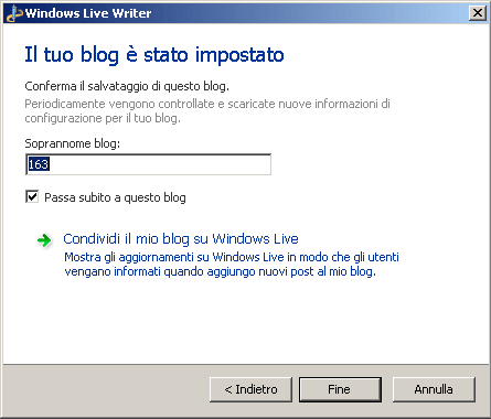 impostato impostato