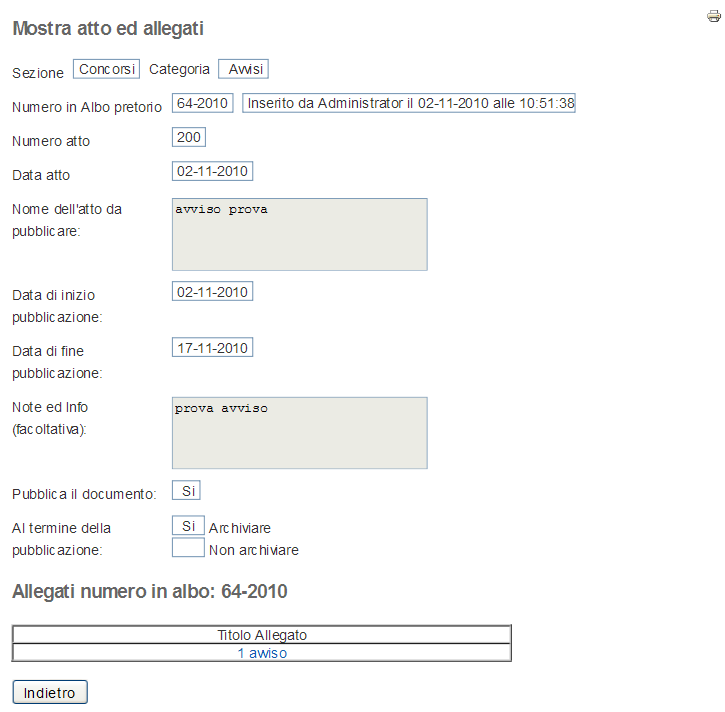 Albo Pretorio On Line per la Pubblica Amministrazione, una storia di