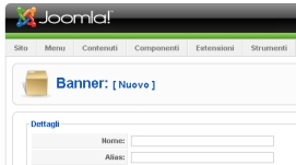 Gestione banner Joomla Gestione banner Joomla