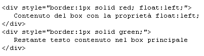 Codice esempio 1 Codice esempio 1