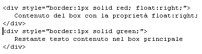 Codice esempio 2 Codice esempio 2
