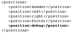 Codice templateDetails.xml con nuova zona modulo