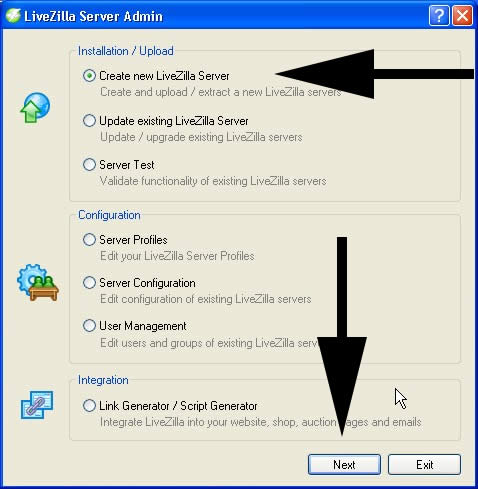 Livezilla Installazione livezilla step 1