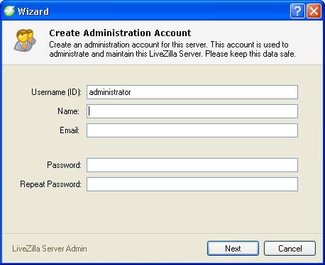 Livezilla Installazione Livezilla step 2
